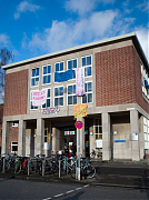 Die besetzte Alte Mensa - Foto: kik