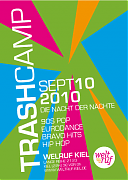 Das Partyplakat.