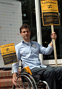 Kay demonstriert bei der ILA 2008