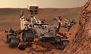Im Rover Curiosity befindet sich auch das Strahlungsmesseinheit der Kieler Universität. Sie soll erstmals die kosmische Strahlung auf dem Mars messen. (Foto: NASA)