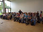 Raum "Einstein" während einer vollbesetzten Session.